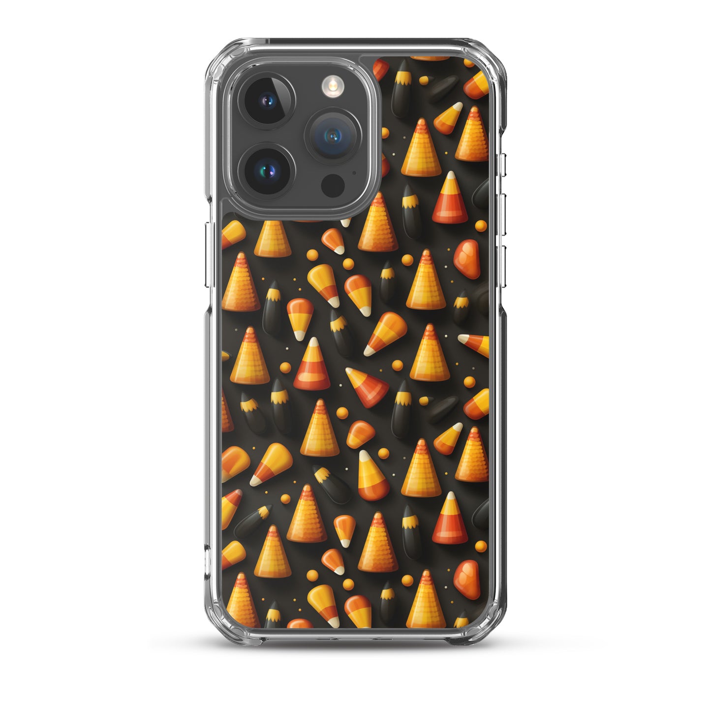 Clear Case for iPhone® Halloween Candy Corn #2