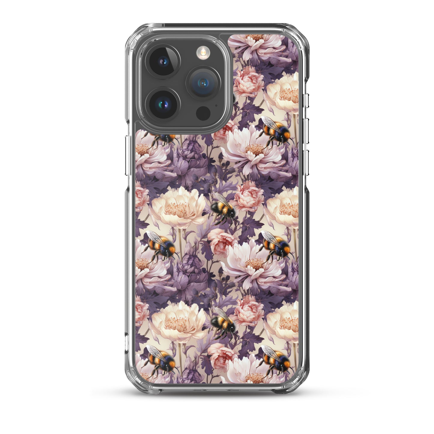 Clear Case for iPhone® Floral Bee #51