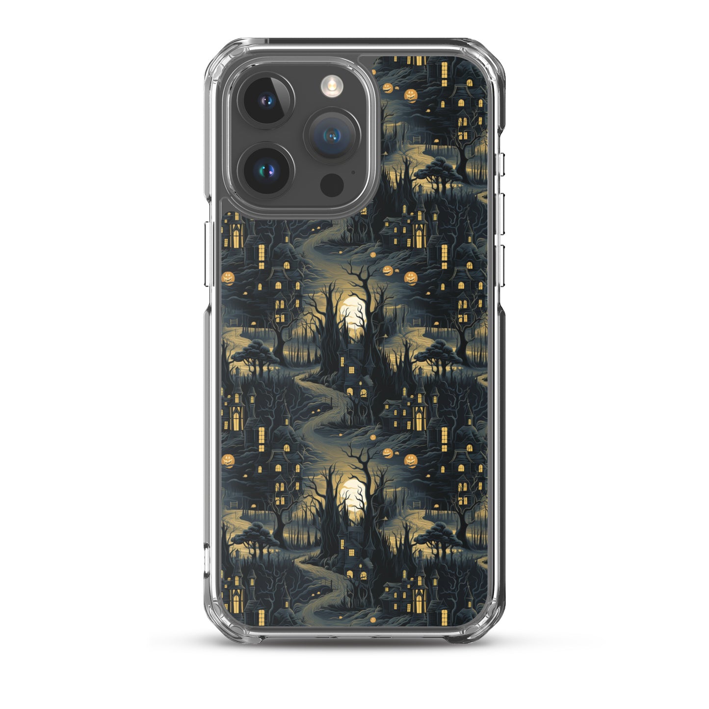 Clear Case for iPhone® Halloween Haunted House