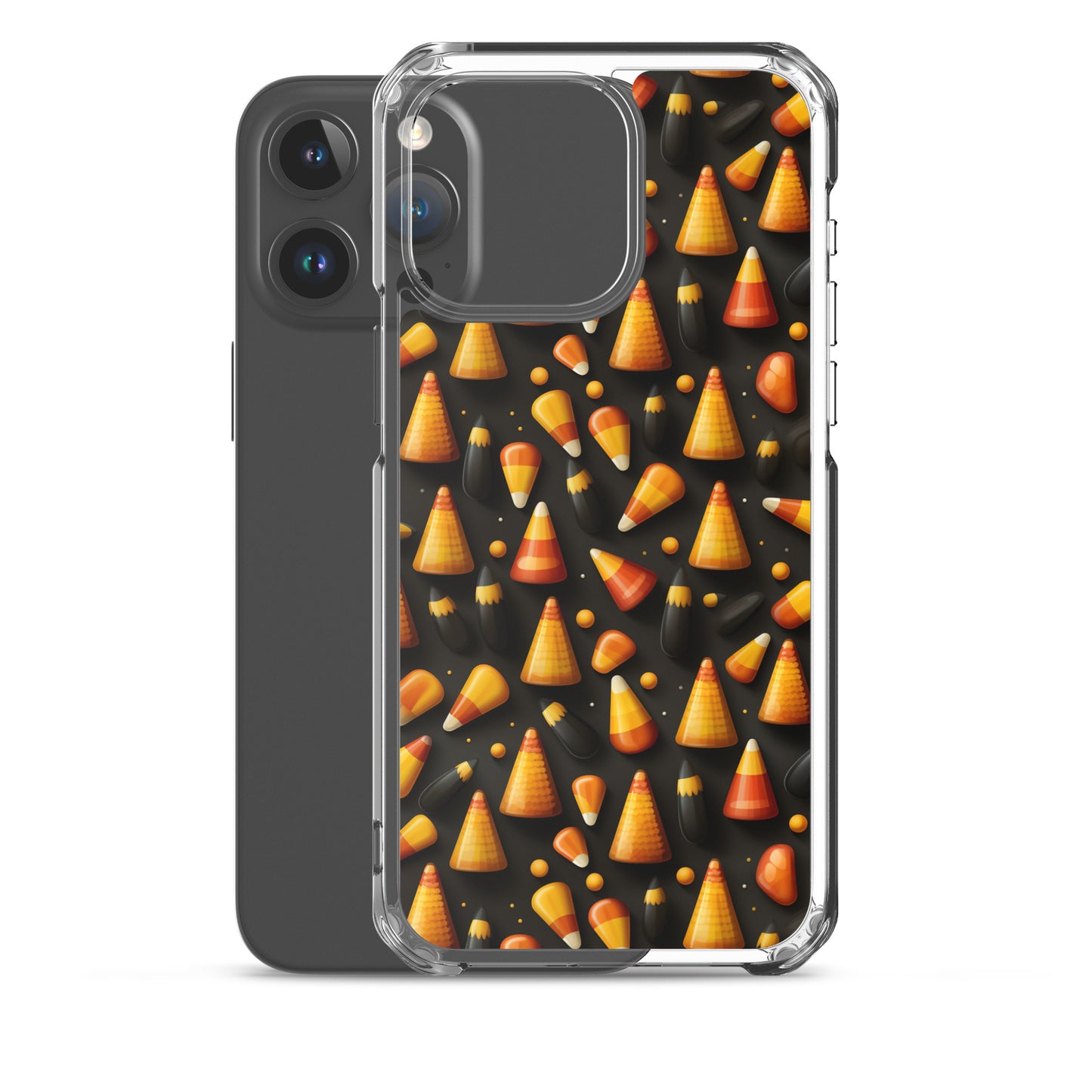 Clear Case for iPhone® Halloween Candy Corn #2