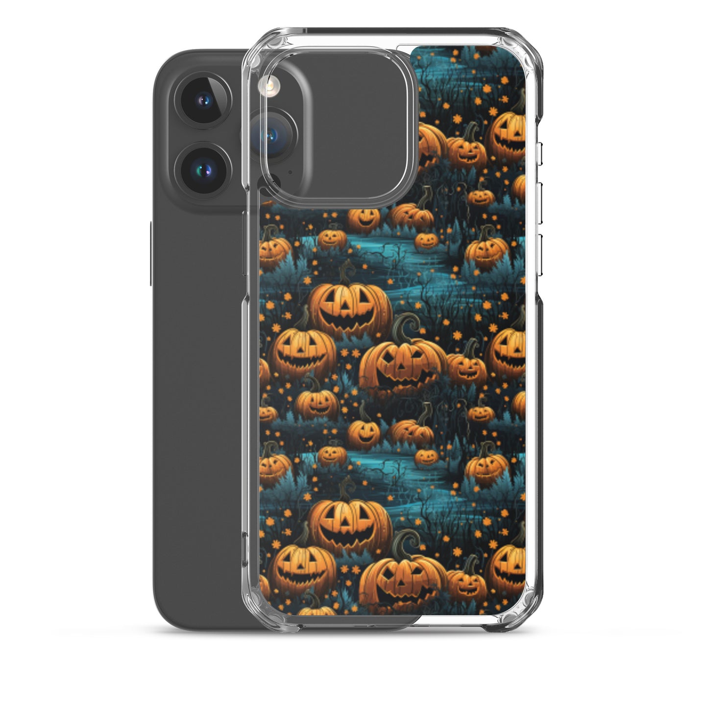 Clear Case for iPhone® Halloween Pumpkin Patch