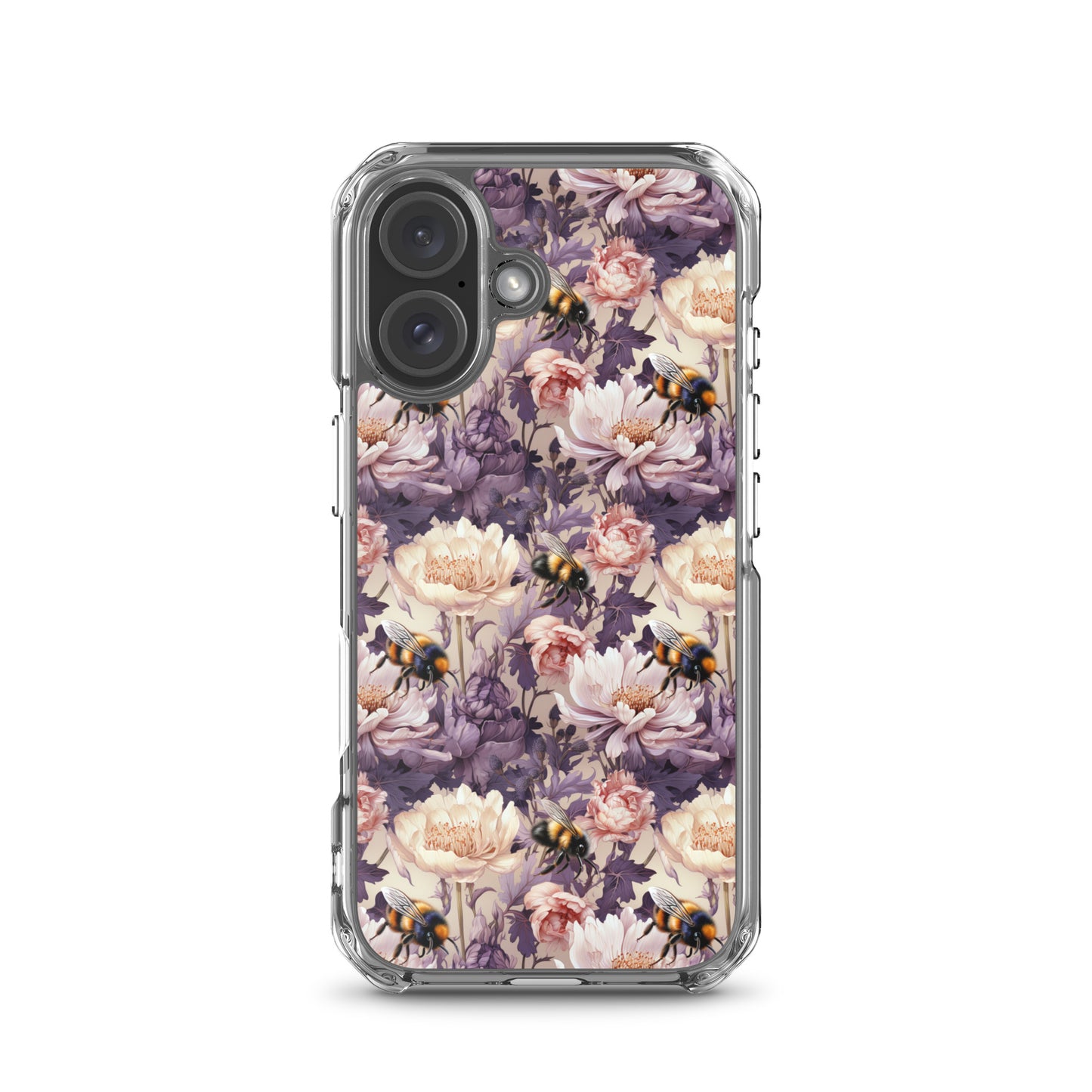 Clear Case for iPhone® Floral Bee #51