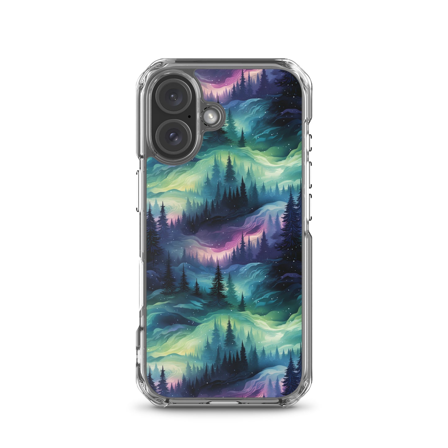 Clear Case for iPhone® Winter Fashion Northern Lights