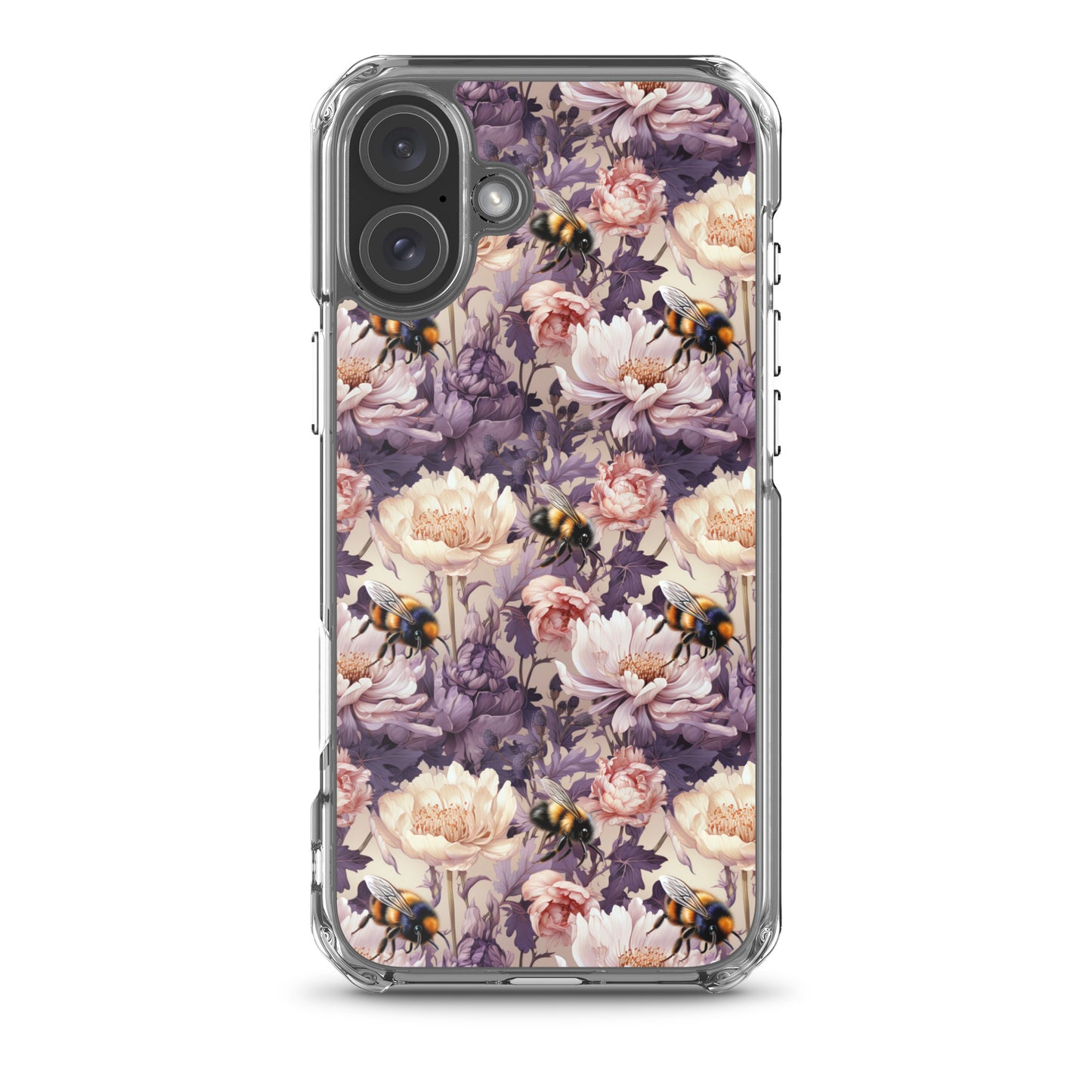 Clear Case for iPhone® Floral Bee #51