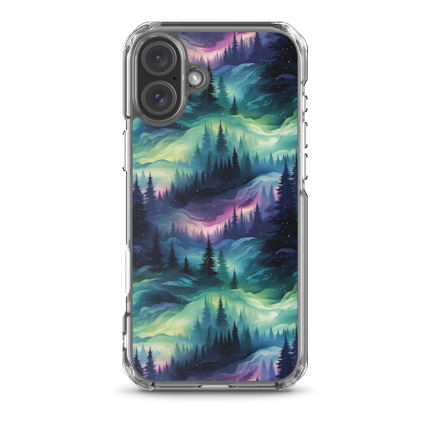 Clear Case for iPhone® Winter Fashion Northern Lights