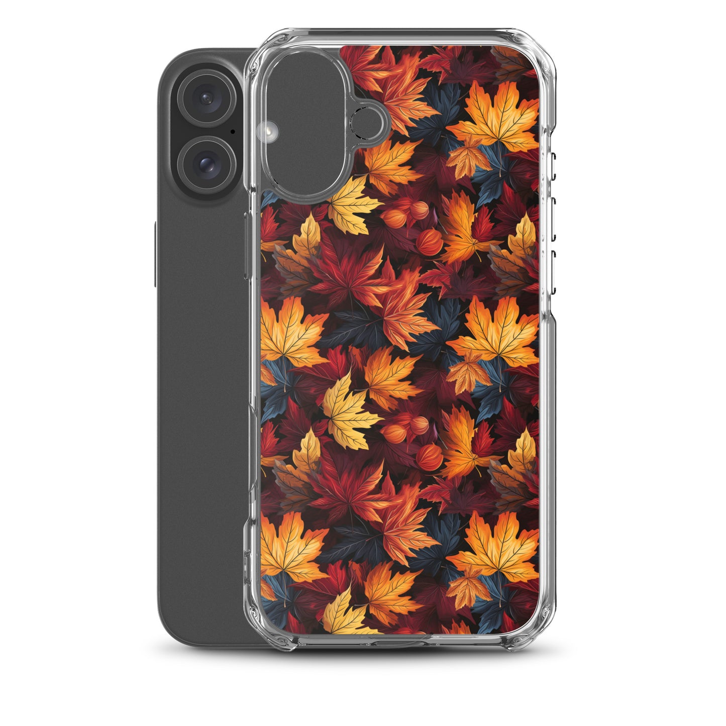 Clear Case for iPhone® Autumn Leaves Scatter