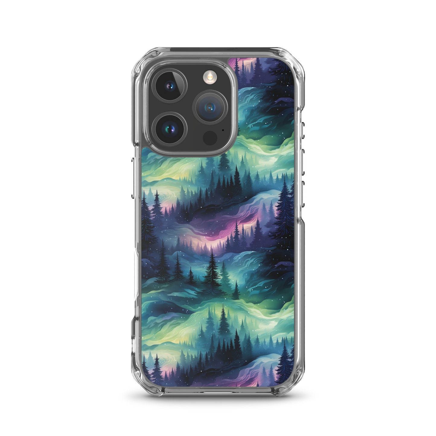 Clear Case for iPhone® Winter Fashion Northern Lights