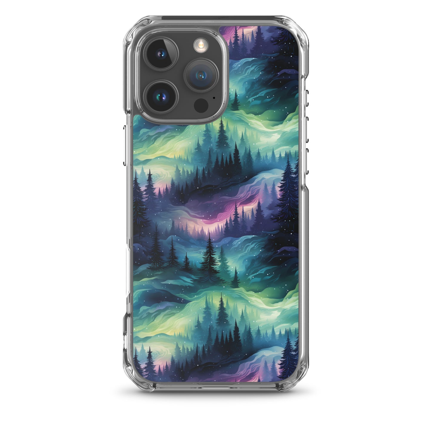 Clear Case for iPhone® Winter Fashion Northern Lights