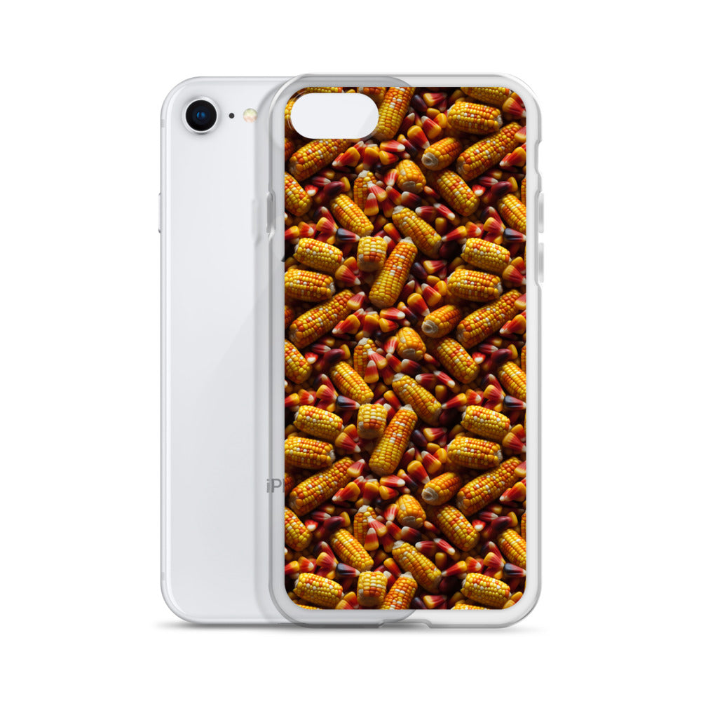Clear Case for iPhone® Halloween Candy Corn