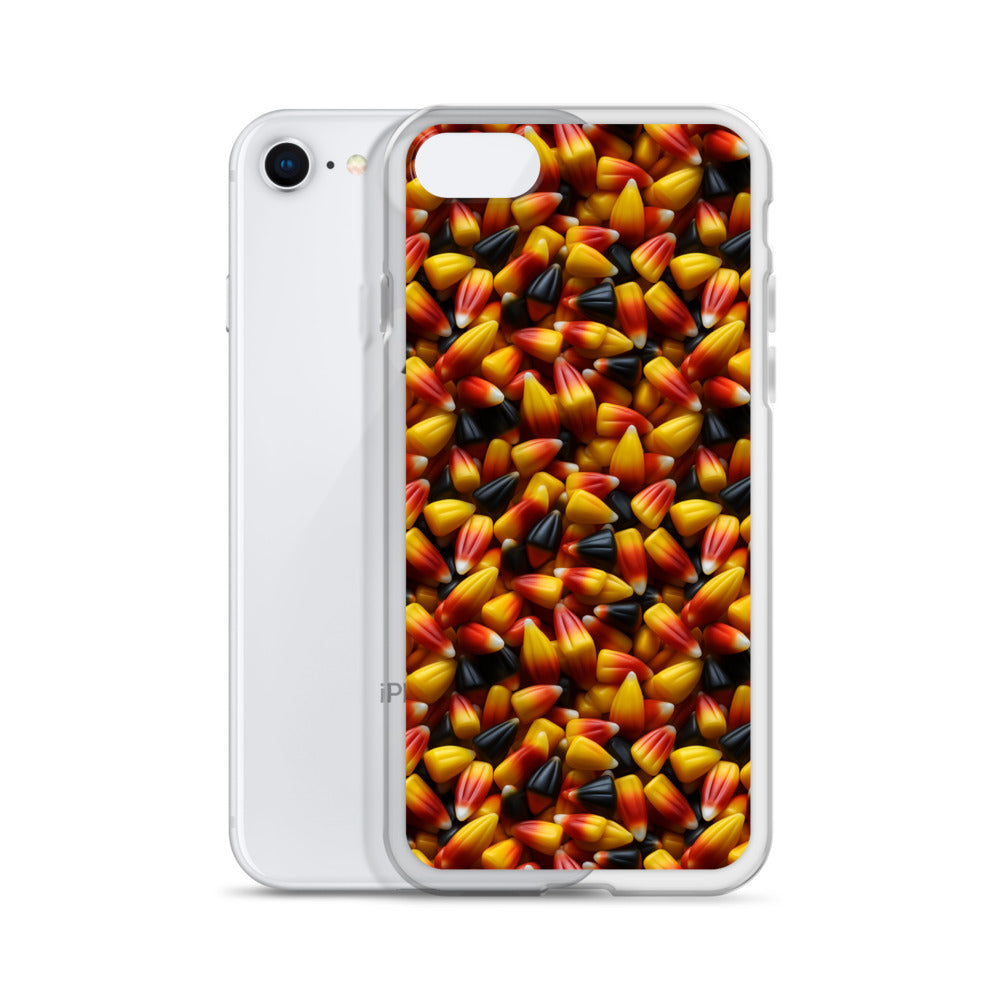 Clear Case for iPhone® Halloween Candy Corn #3