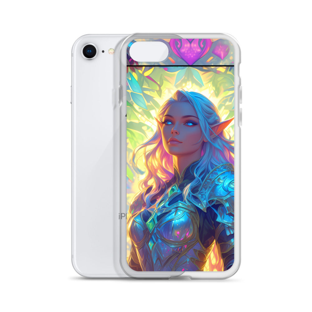 Clear Case for iPhone® Half-Elf Cleric #2