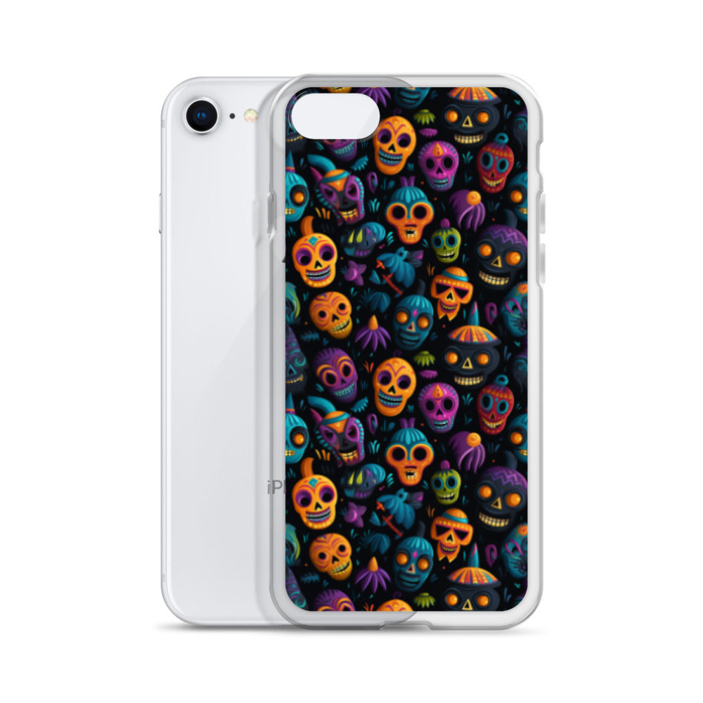 Clear Case for iPhone® Halloween Masks