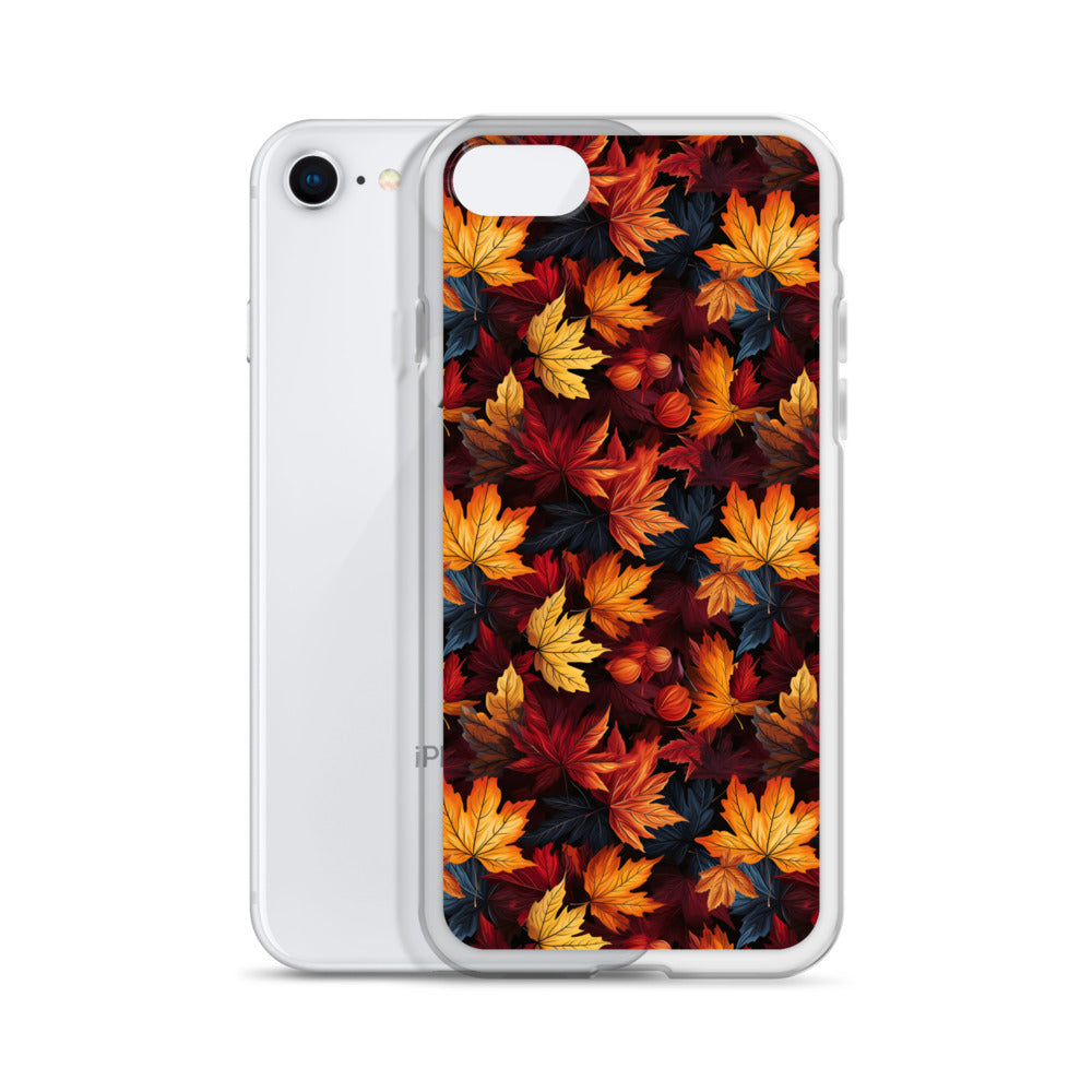 Clear Case for iPhone® Autumn Leaves Scatter