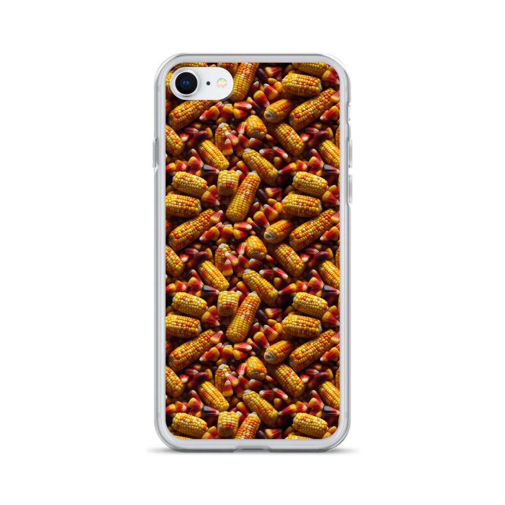 Clear Case for iPhone® Halloween Candy Corn