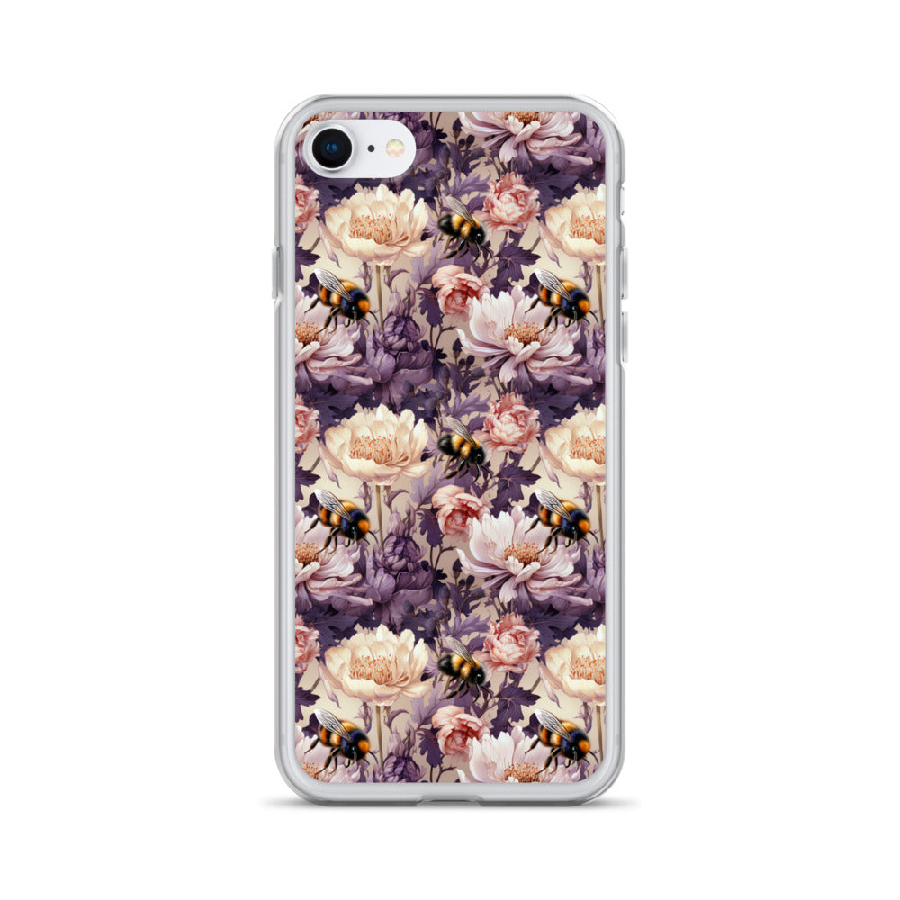 Clear Case for iPhone® Floral Bee #51