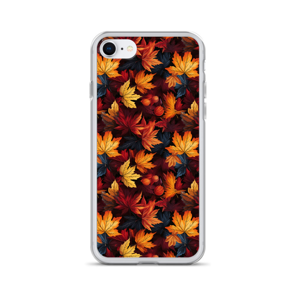 Clear Case for iPhone® Autumn Leaves Scatter