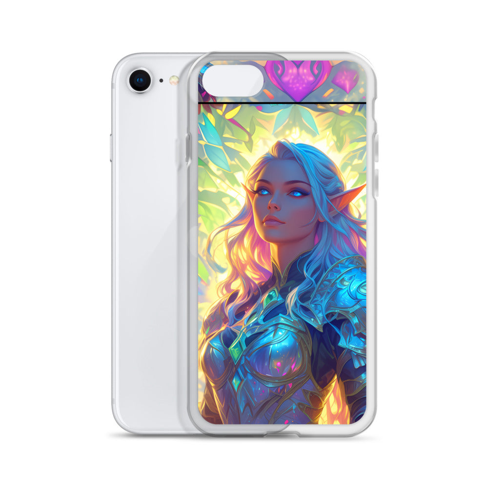 Clear Case for iPhone® Half-Elf Cleric #2