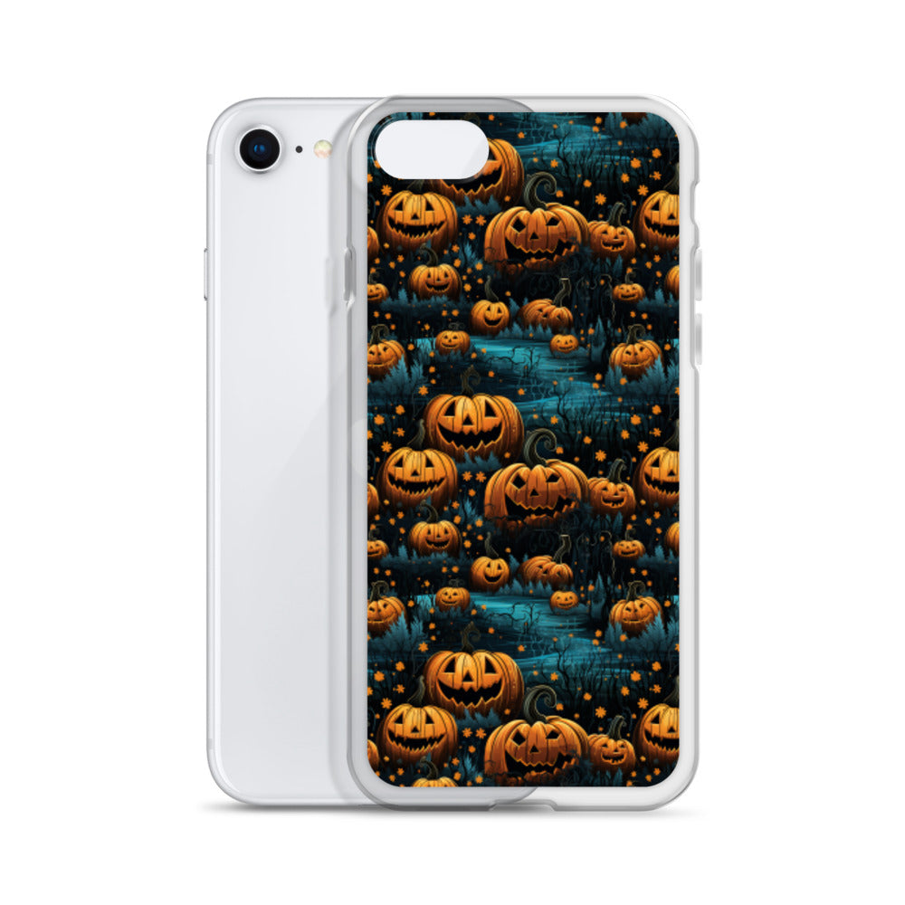 Clear Case for iPhone® Halloween Pumpkin Patch