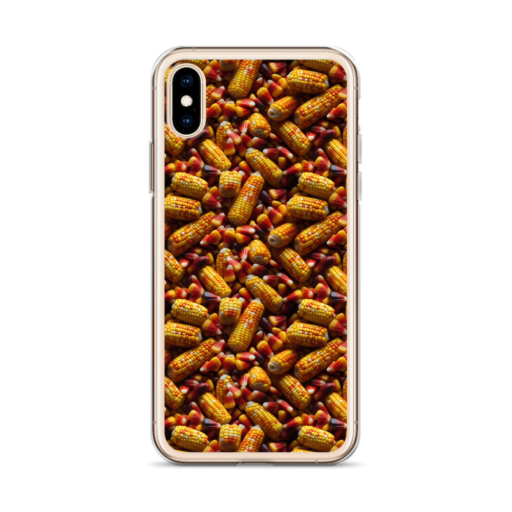 Clear Case for iPhone® Halloween Candy Corn