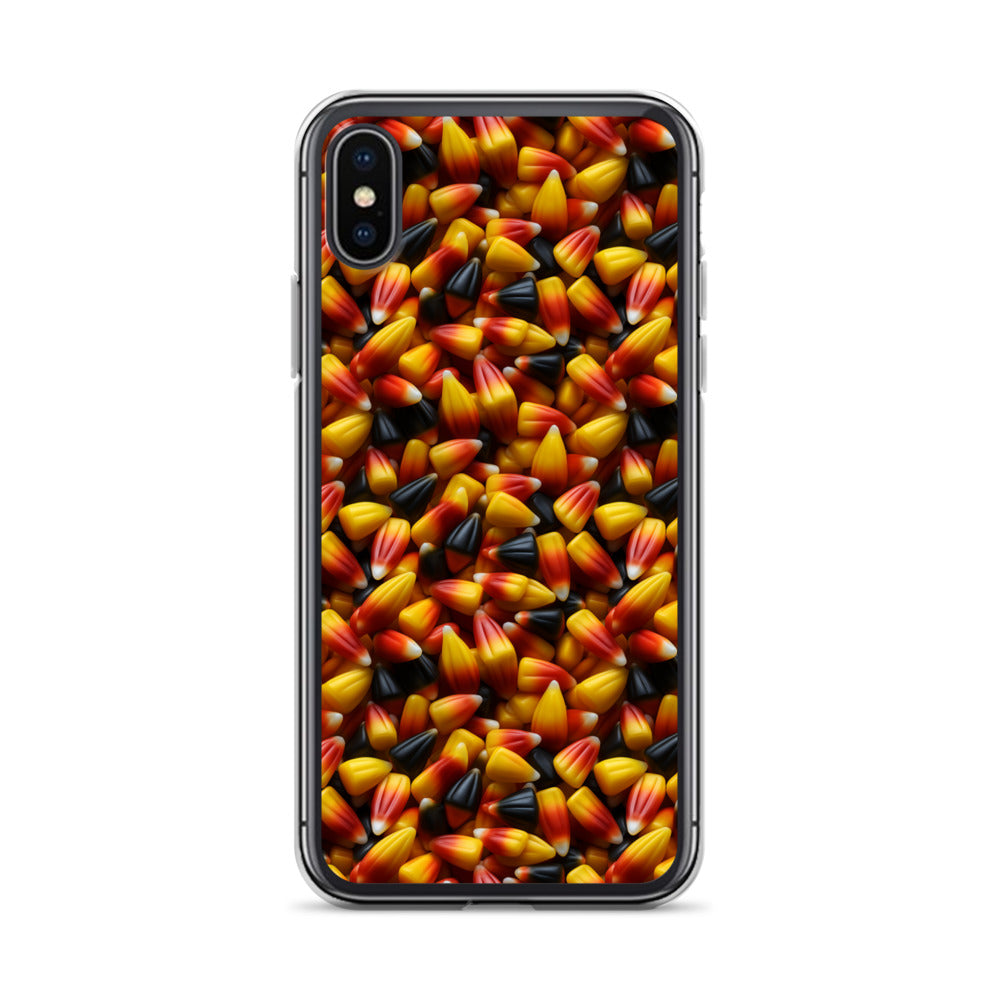 Clear Case for iPhone® Halloween Candy Corn #3