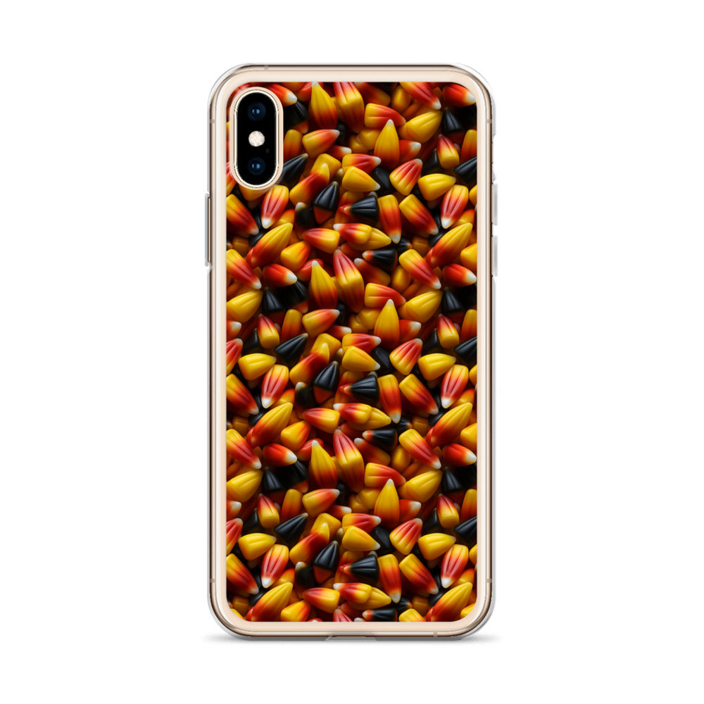 Clear Case for iPhone® Halloween Candy Corn #3