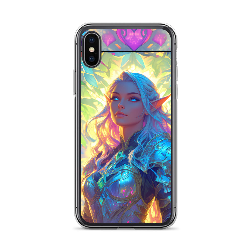 Clear Case for iPhone® Half-Elf Cleric #2