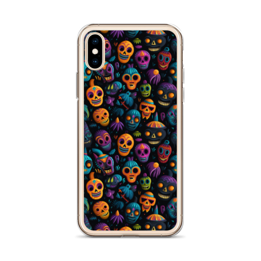 Clear Case for iPhone® Halloween Masks