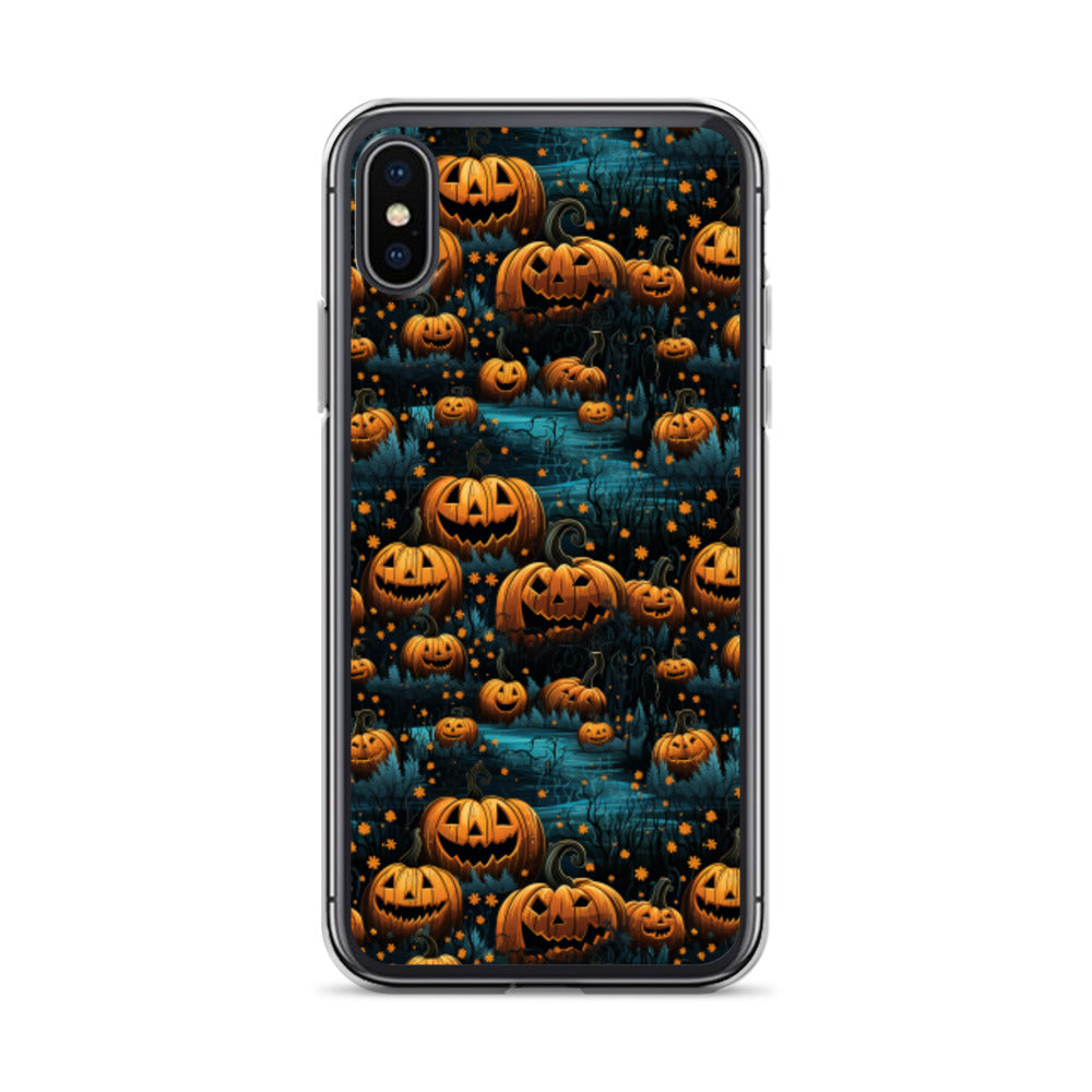 Clear Case for iPhone® Halloween Pumpkin Patch