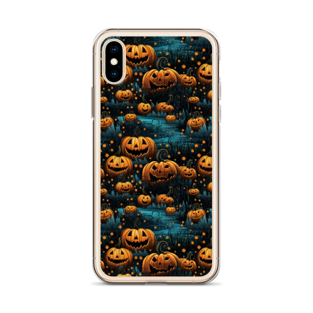 Clear Case for iPhone® Halloween Pumpkin Patch