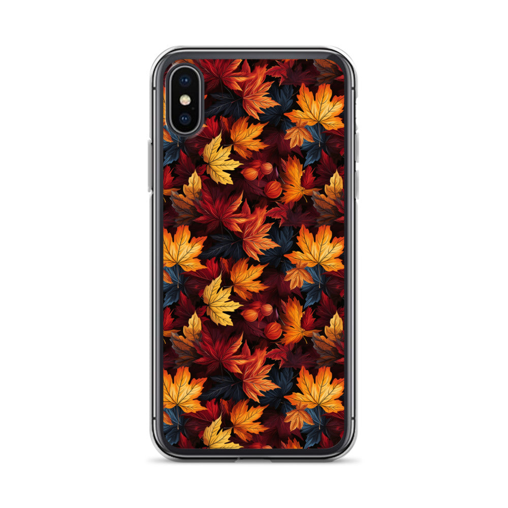 Clear Case for iPhone® Autumn Leaves Scatter