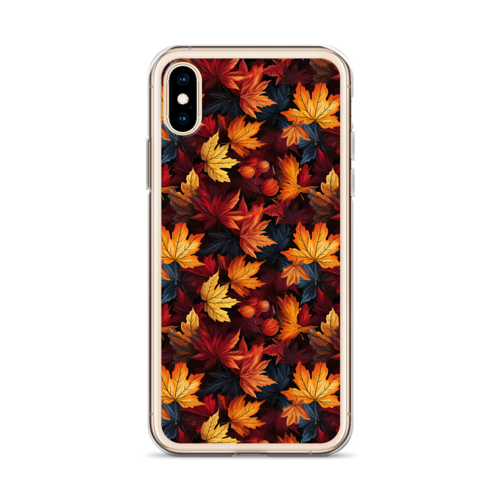 Clear Case for iPhone® Autumn Leaves Scatter