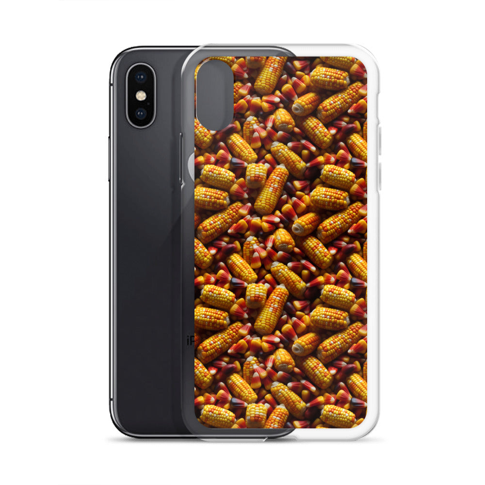 Clear Case for iPhone® Halloween Candy Corn