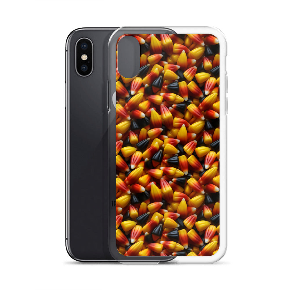 Clear Case for iPhone® Halloween Candy Corn #3