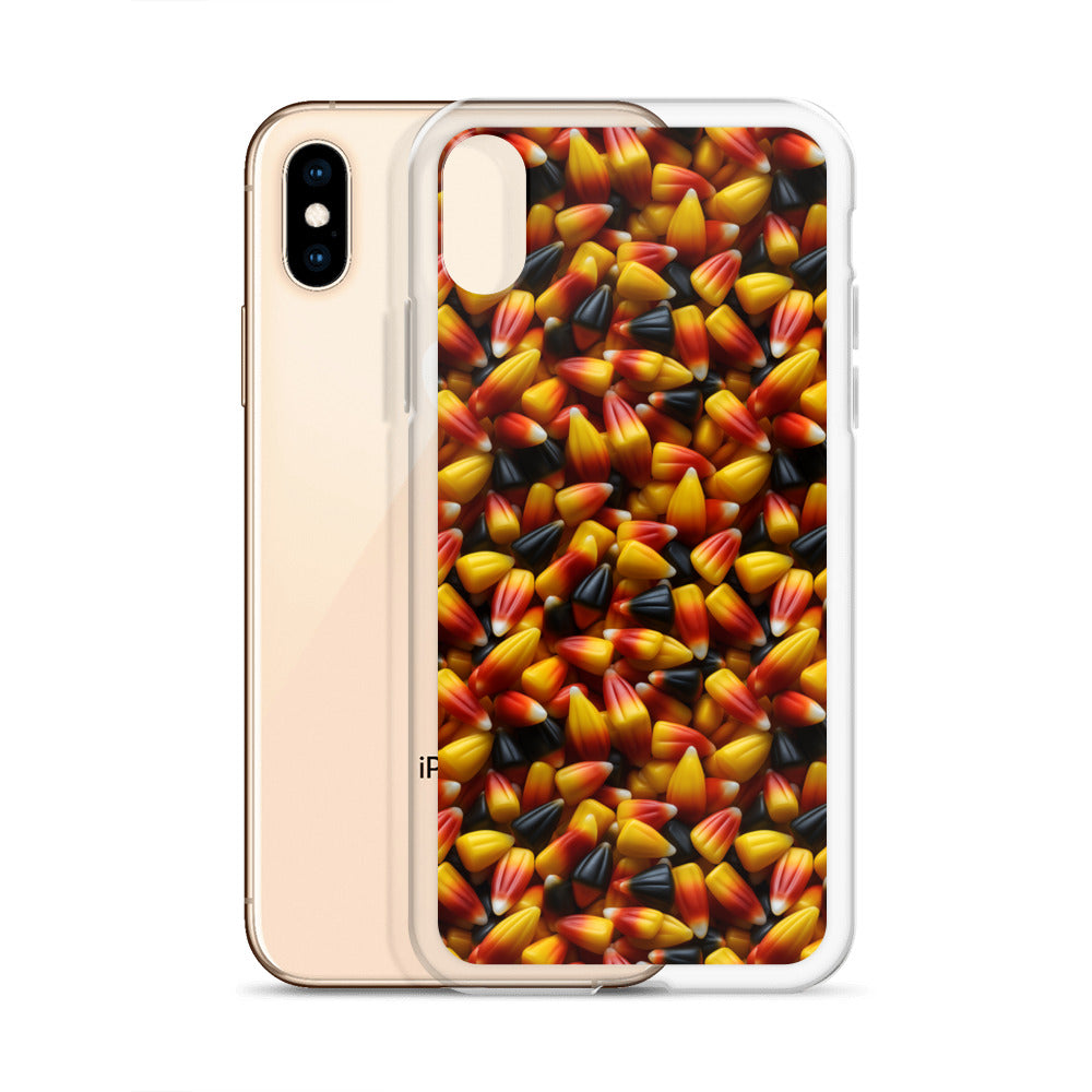 Clear Case for iPhone® Halloween Candy Corn #3
