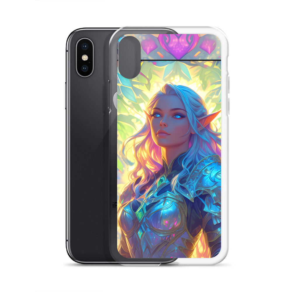 Clear Case for iPhone® Half-Elf Cleric #2
