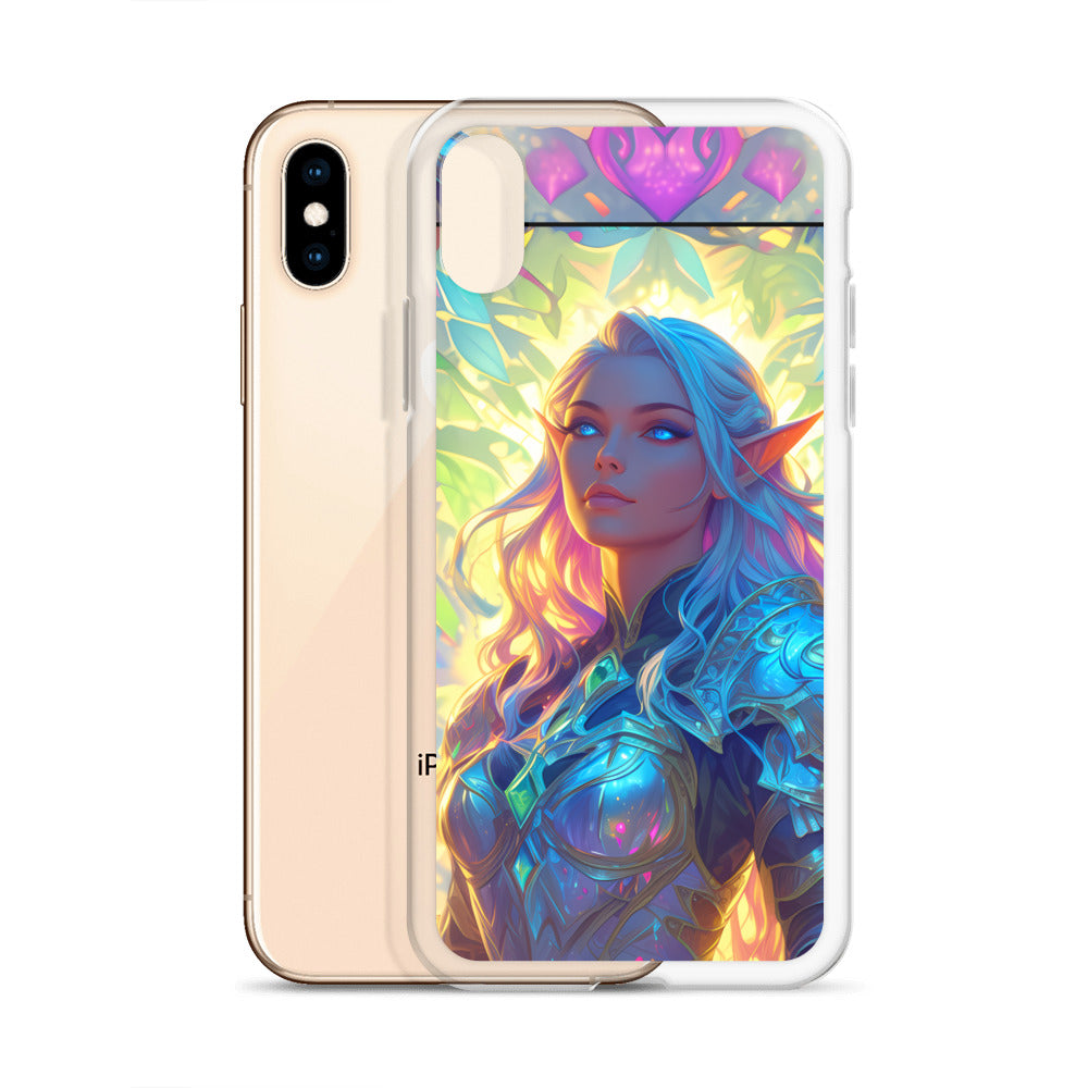 Clear Case for iPhone® Half-Elf Cleric #2