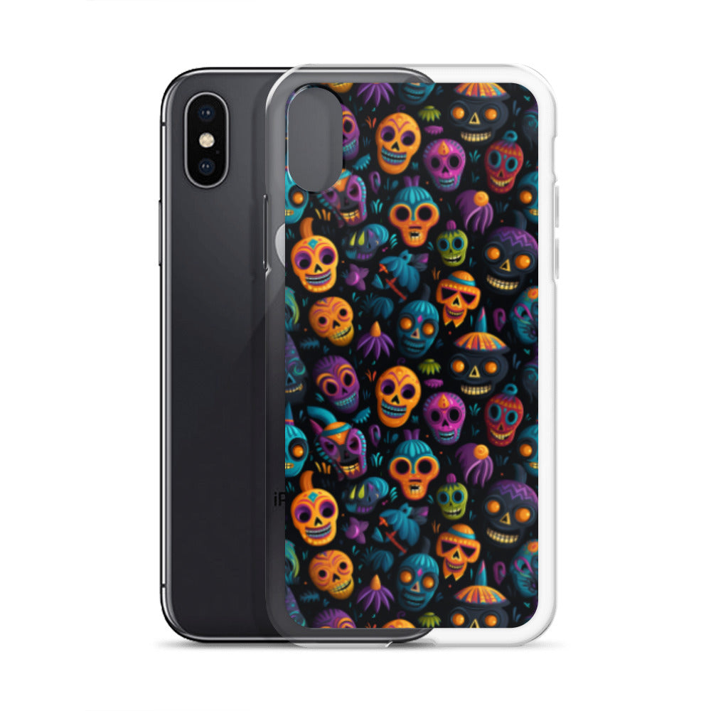 Clear Case for iPhone® Halloween Masks
