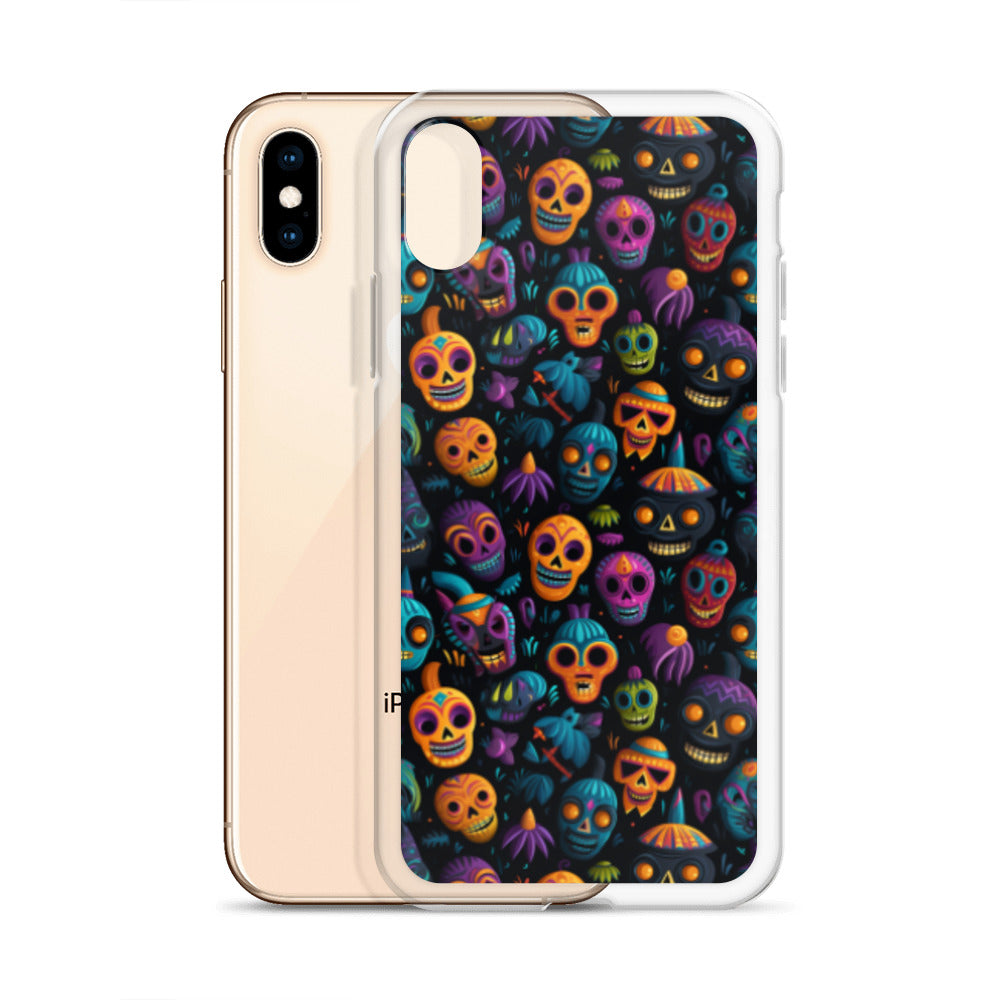 Clear Case for iPhone® Halloween Masks