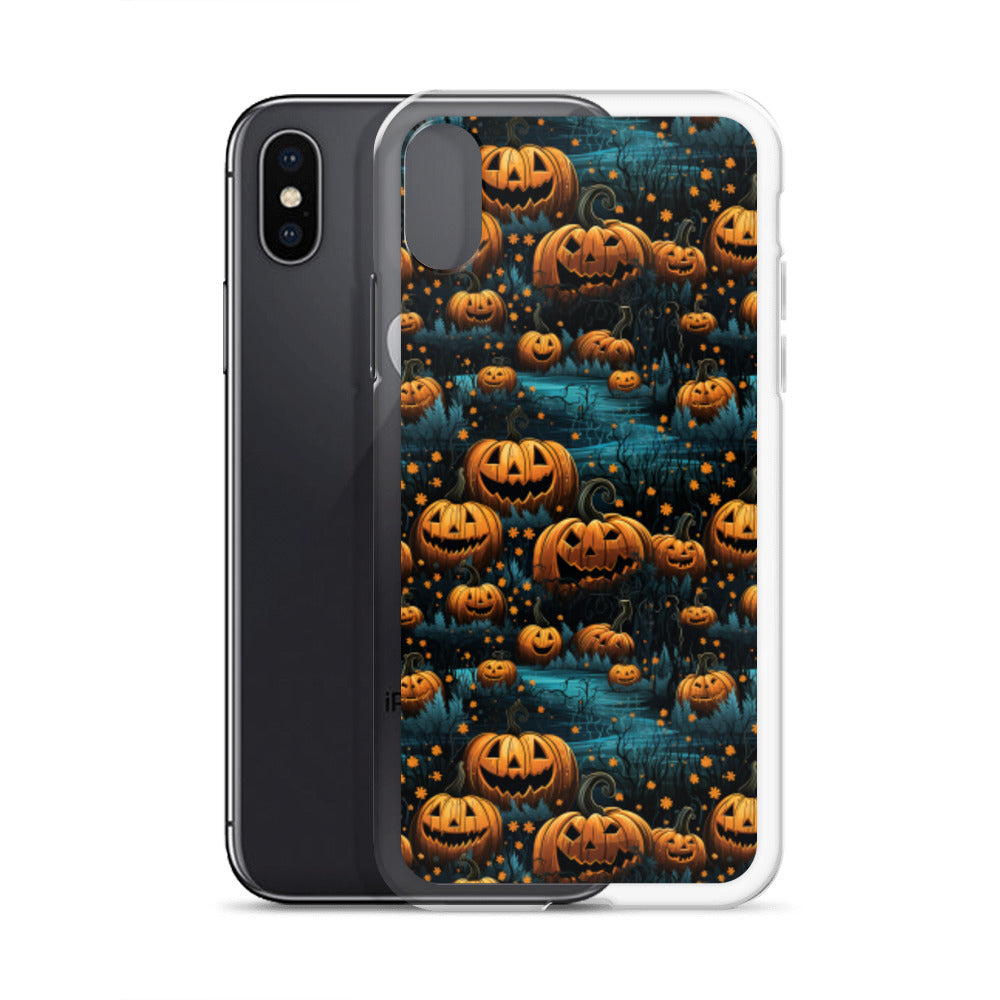 Clear Case for iPhone® Halloween Pumpkin Patch