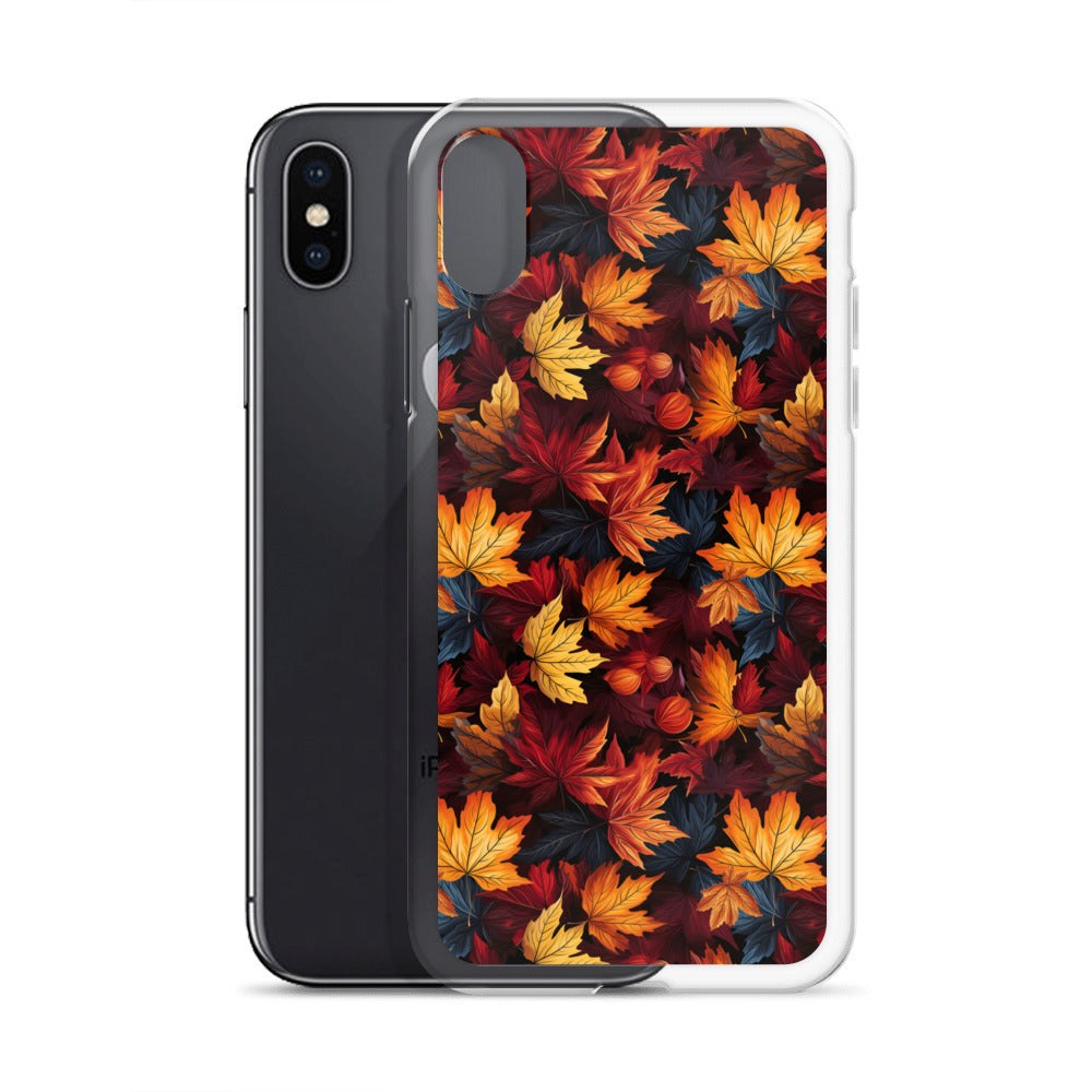 Clear Case for iPhone® Autumn Leaves Scatter