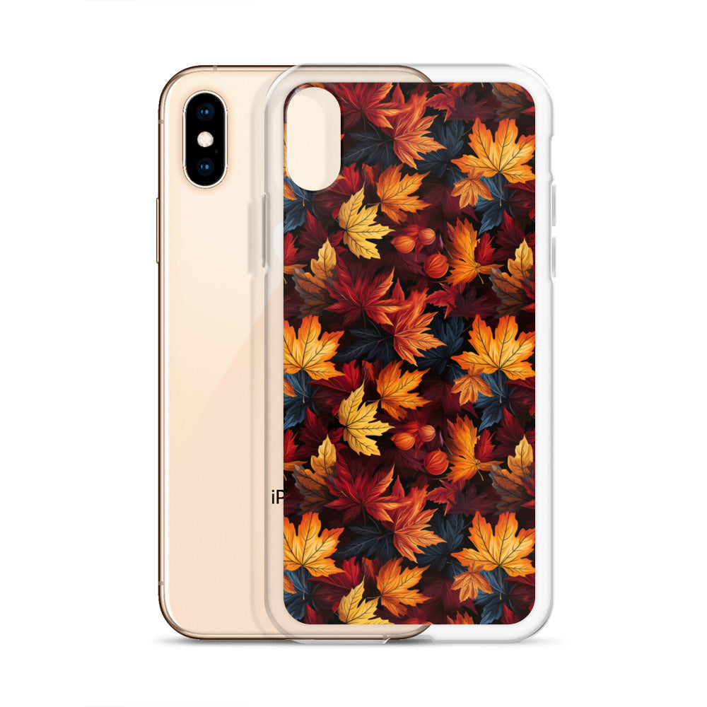 Clear Case for iPhone® Autumn Leaves Scatter