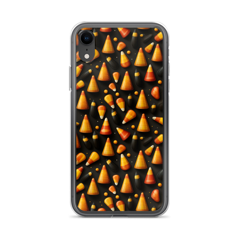 Clear Case for iPhone® Halloween Candy Corn #2