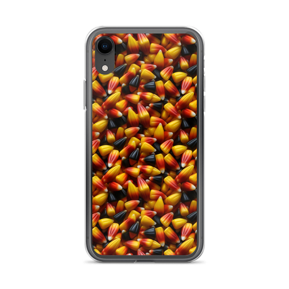 Clear Case for iPhone® Halloween Candy Corn #3