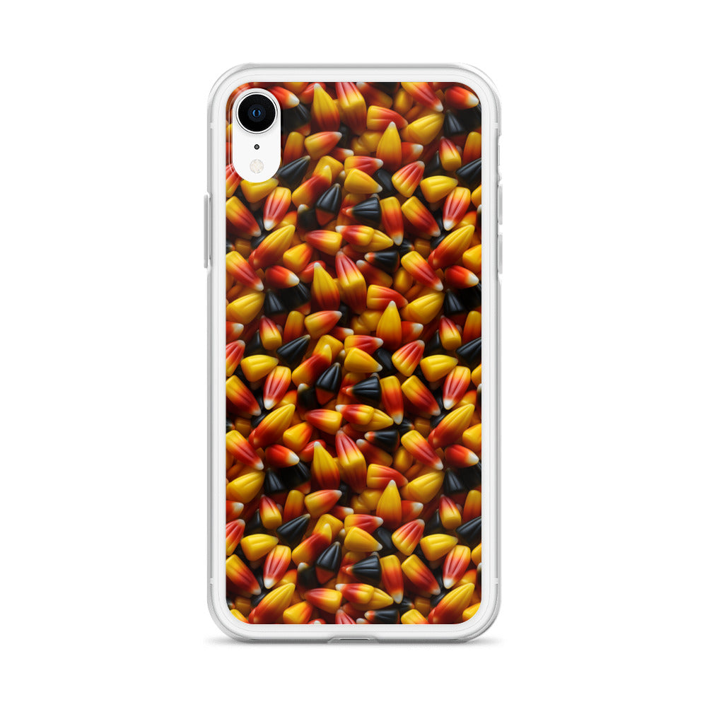 Clear Case for iPhone® Halloween Candy Corn #3
