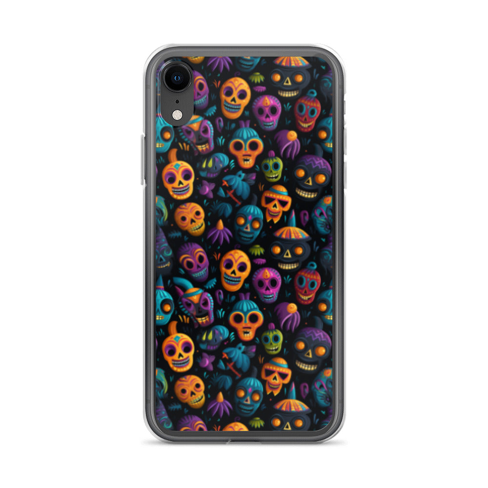 Clear Case for iPhone® Halloween Masks
