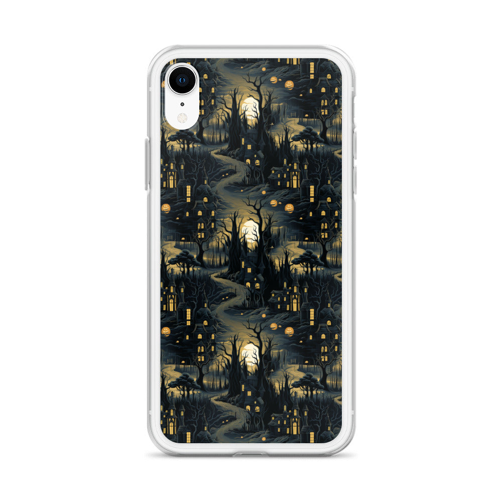 Clear Case for iPhone® Halloween Haunted House