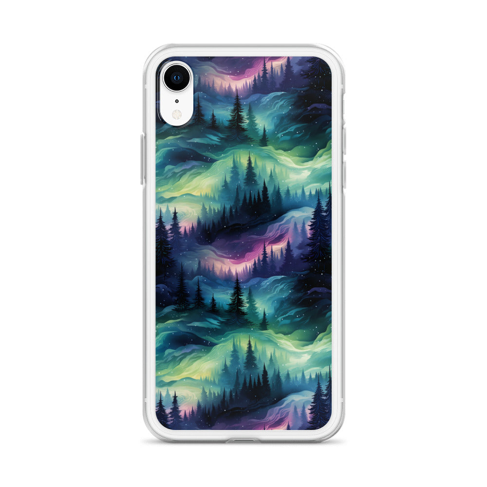 Clear Case for iPhone® Winter Fashion Northern Lights