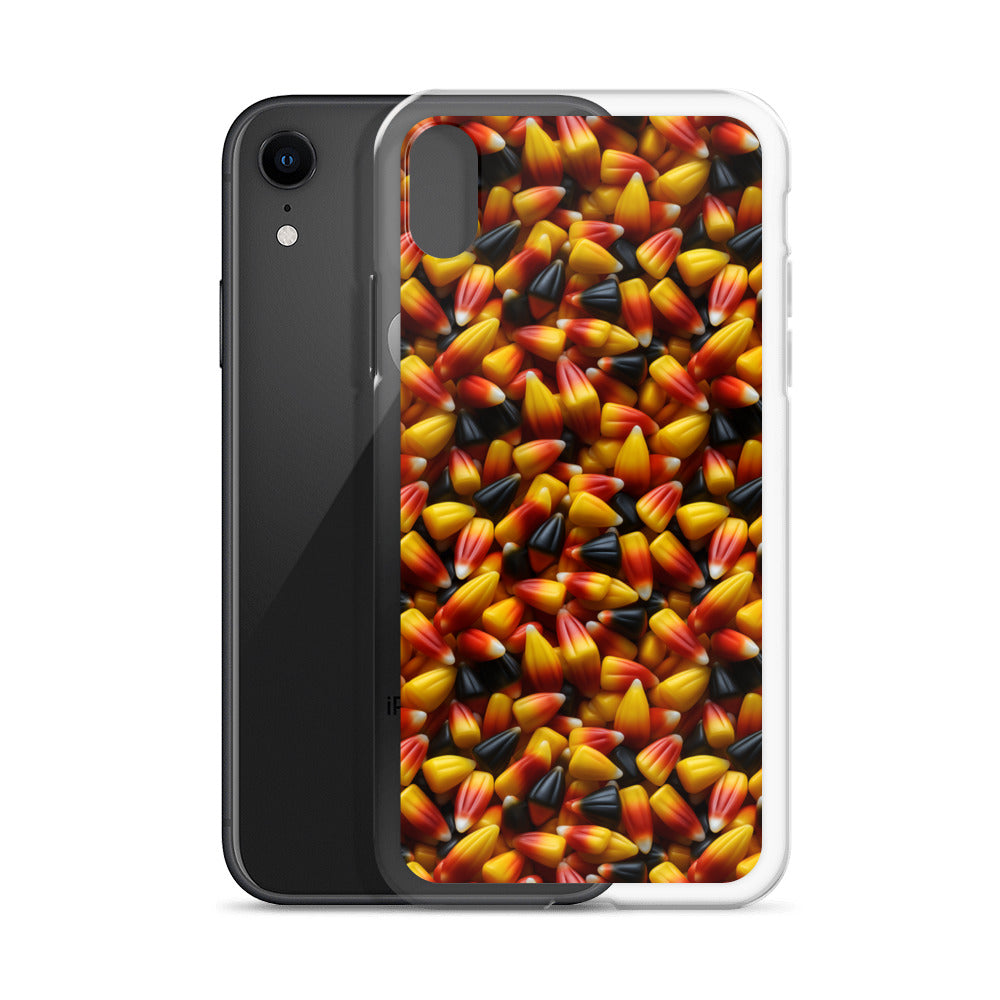 Clear Case for iPhone® Halloween Candy Corn #3