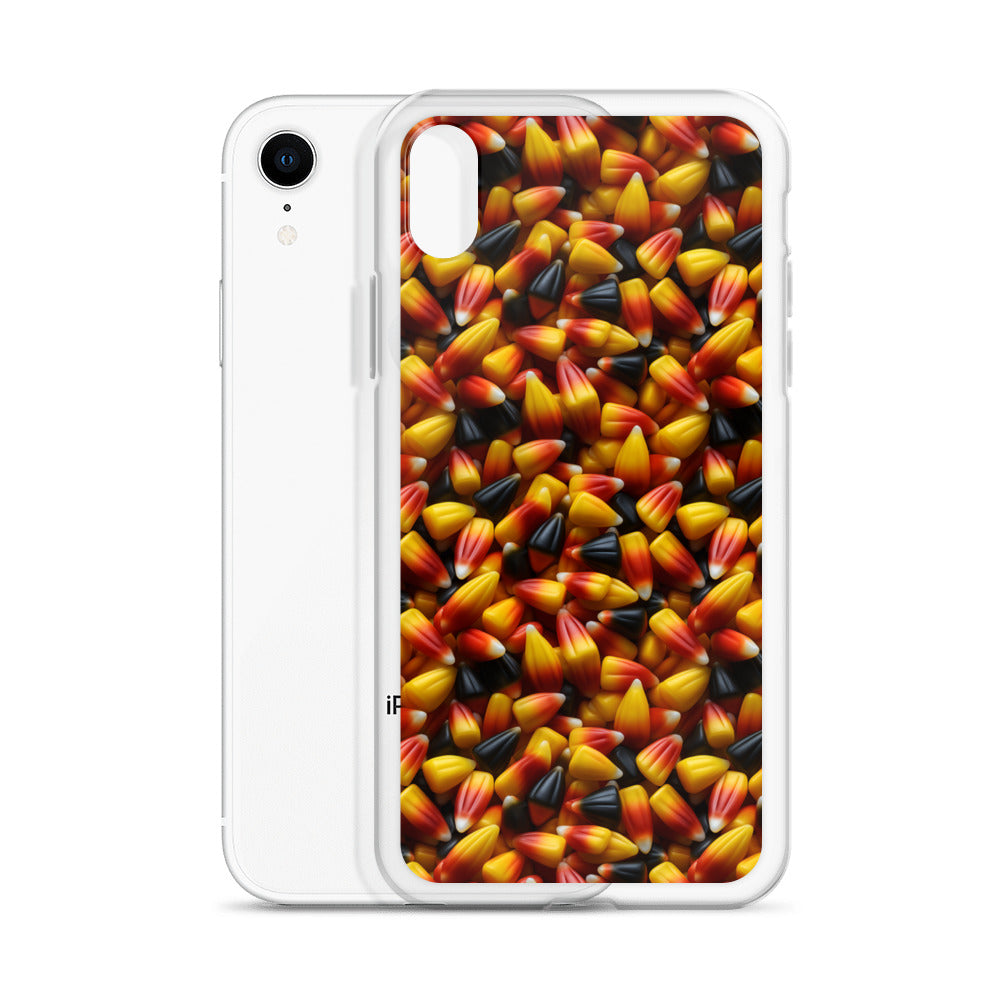 Clear Case for iPhone® Halloween Candy Corn #3