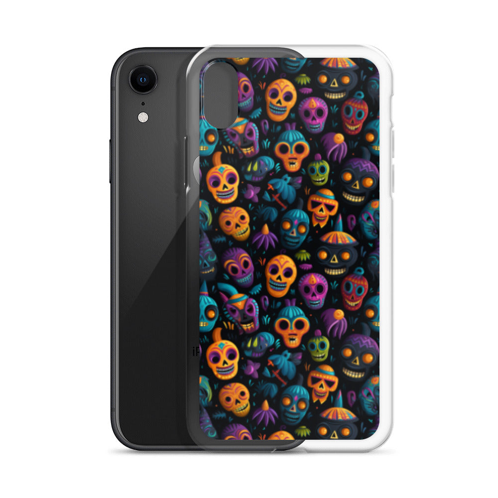 Clear Case for iPhone® Halloween Masks